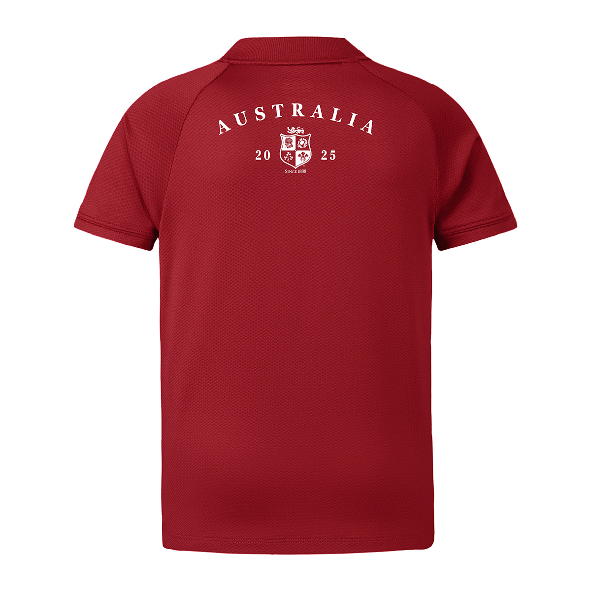 Limited Edition British and Irish Lions Junior Polo Red - Back Limited Edition British and Irish Lions Junior Polo Red - Back