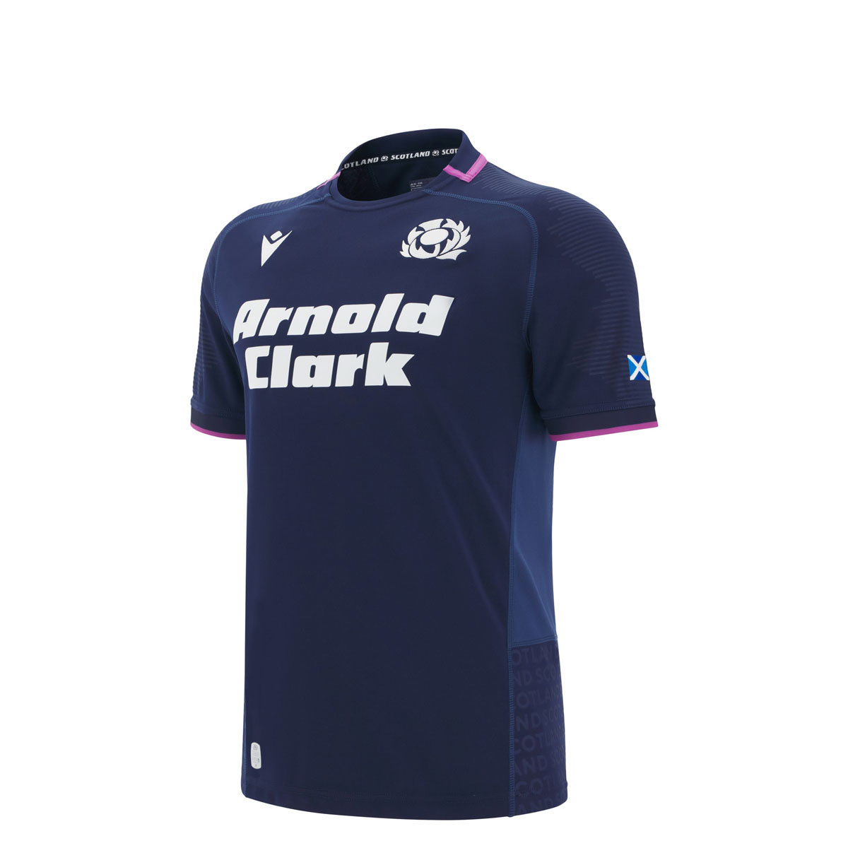 Scotland Junior Home Rugby Shirt 25/26 Navy - Front Scotland Junior Home Rugby Shirt 25/26 Navy - Front