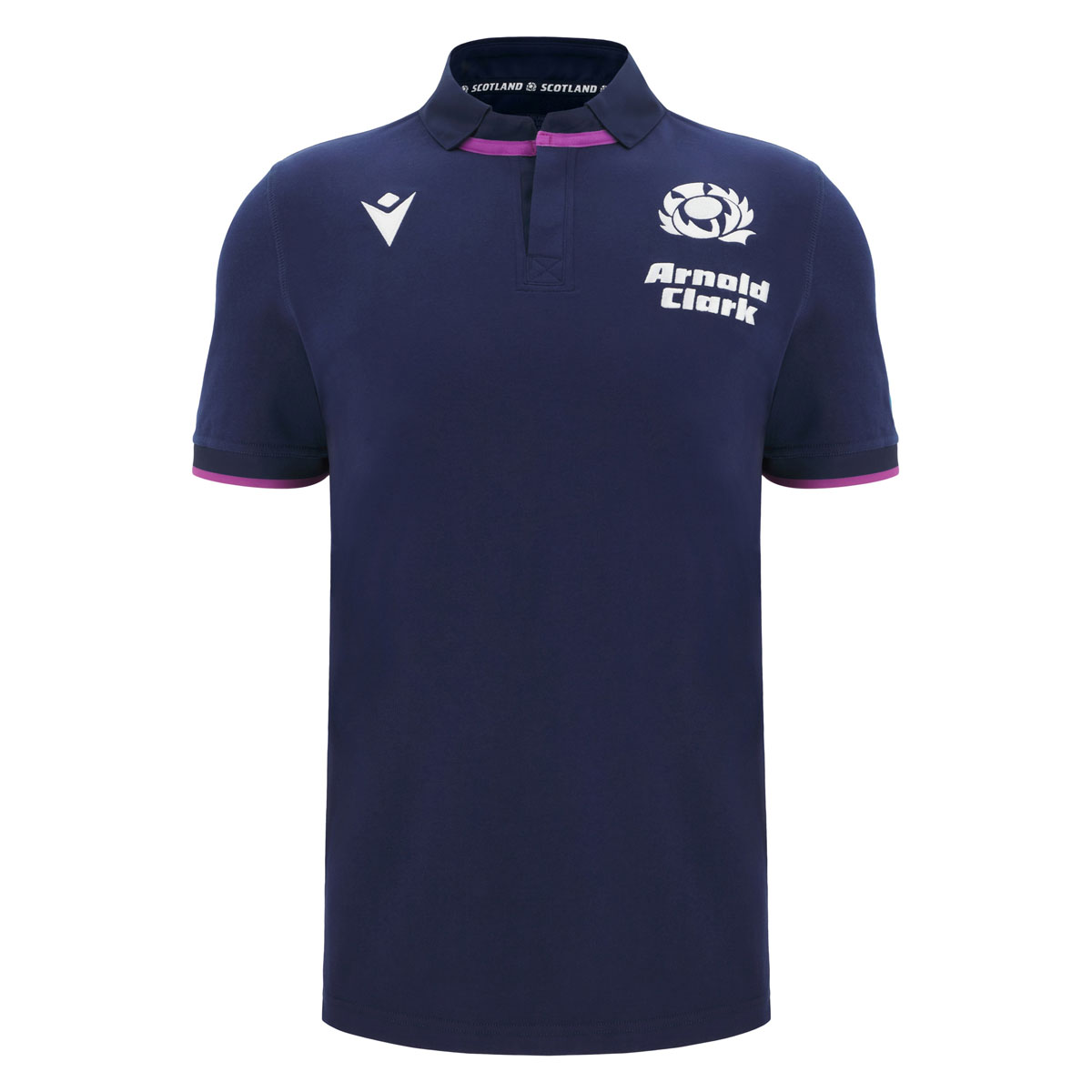 Scotland Mens Home Cotton Rugby Shirt 25/26 Short Sleeve Navy - 100% Cotton Rugby Shirt Scotland Mens Home Cotton Rugby Shirt 25/26 Short Sleeve Navy - 100% Cotton Rugby Shirt