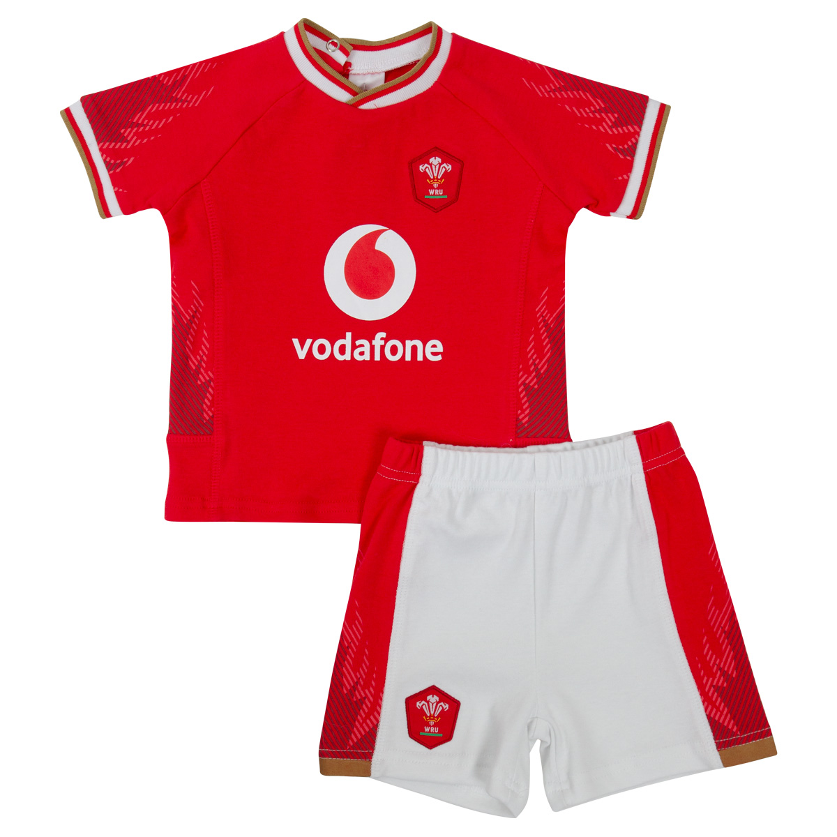 Wales Home Kit Short & T-shirt 2025 - Front