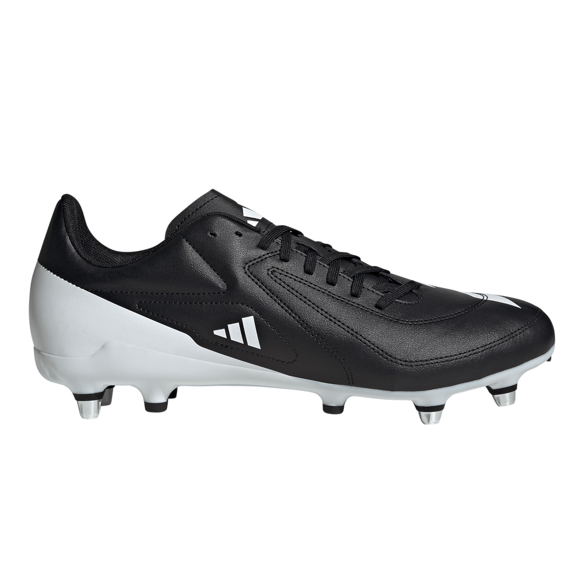 adidas Adults RS15 Soft Ground Rugby Boots Black - Outstep adidas Adults RS15 Soft Ground Rugby Boots Black - Outstep