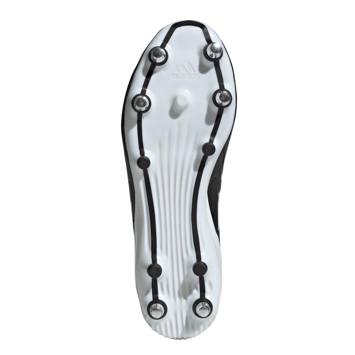 adidas Adults RS15 Soft Ground Rugby Boots Black - Soleplate adidas Adults RS15 Soft Ground Rugby Boots Black - Soleplate